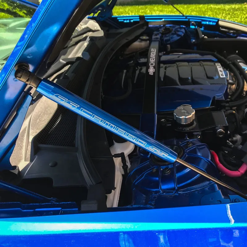 5th Gen Camaro Hood Shock Cover with Logo Choice - 2010-2015