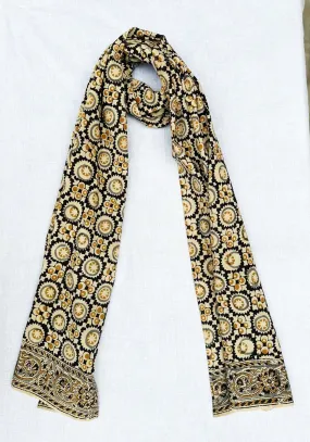 600-081 Women's Scarf - Hand Block Printed