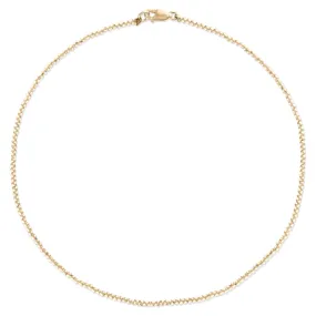 Alexa Leigh - 2mm Yellow Gold Ball 14" Necklace