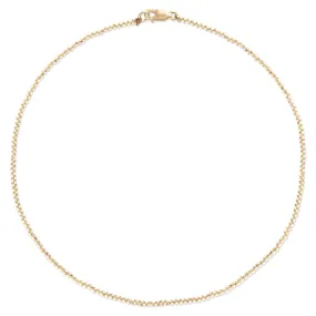 Alexa Leigh - 2mm Yellow Gold Ball 15" Necklace