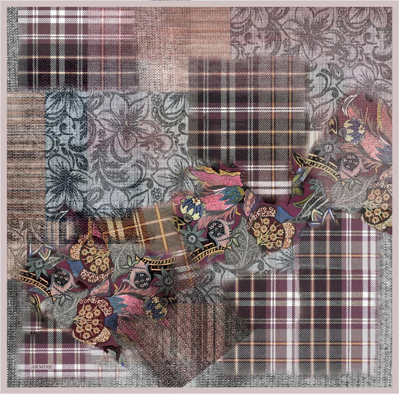 Armine Kalia Turkish Silk Scarf No. 35