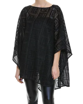 Balmain Monogram Crewneck Poncho