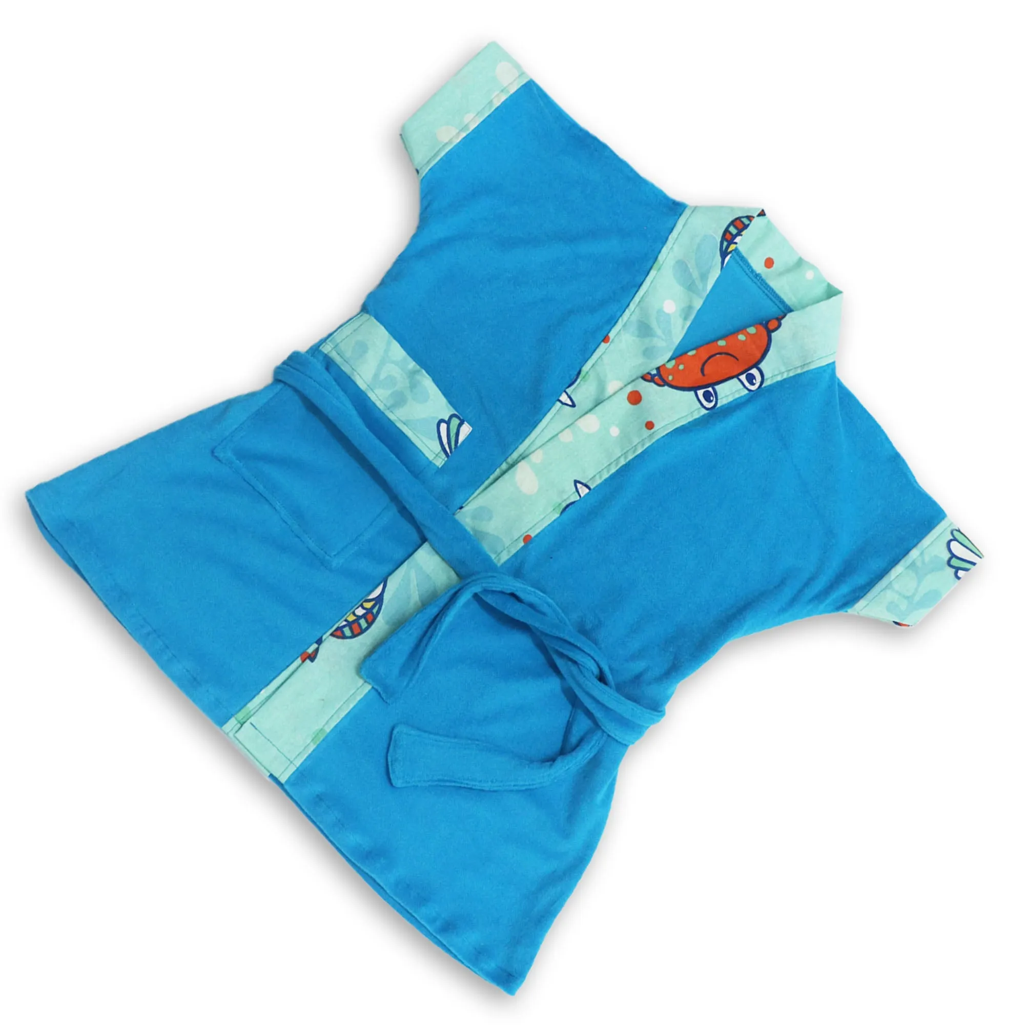 Bathrobe Towel -Blue Sea