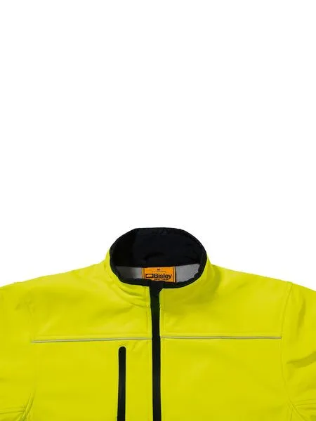 Bisley Taped Hi-Vis Soft Shell Jacket