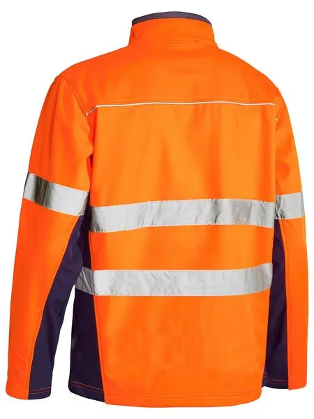 Bisley Taped Hi-Vis Soft Shell Jacket