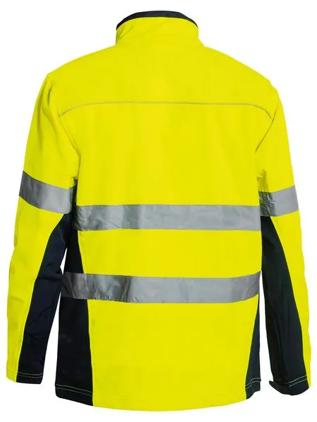 Bisley Taped Hi-Vis Soft Shell Jacket