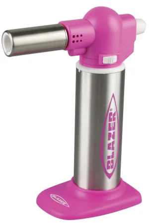 Blazer Big Buddy Refillable Butane Turbo Torch - Pink