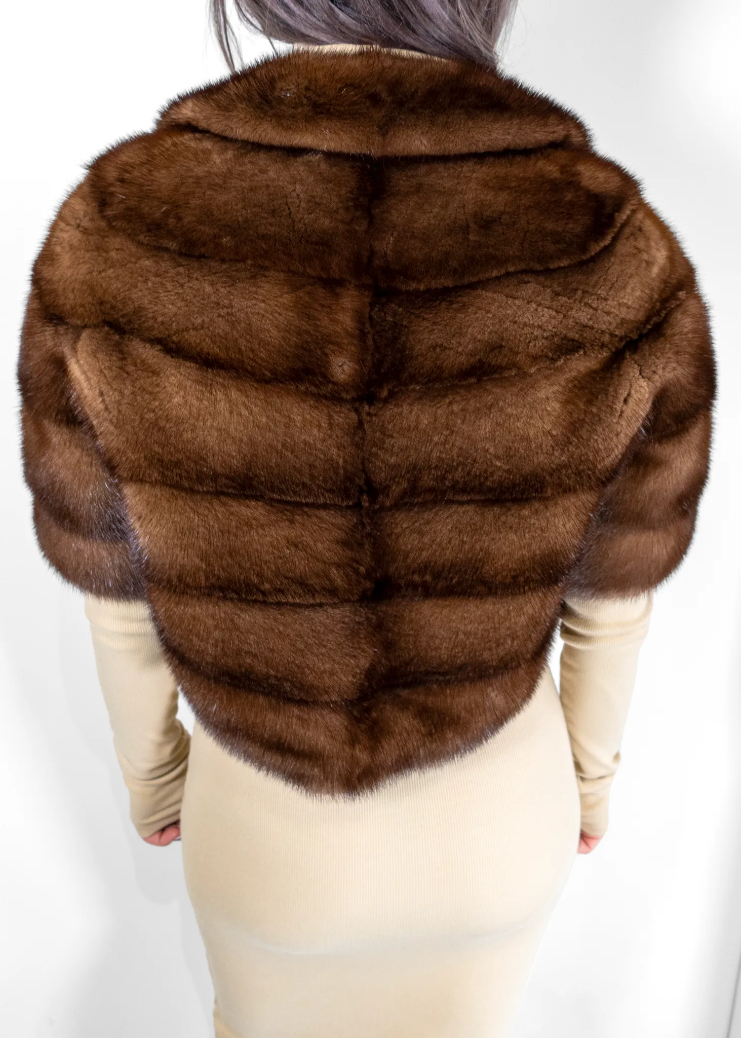 Blumarine Mini Mink Coat