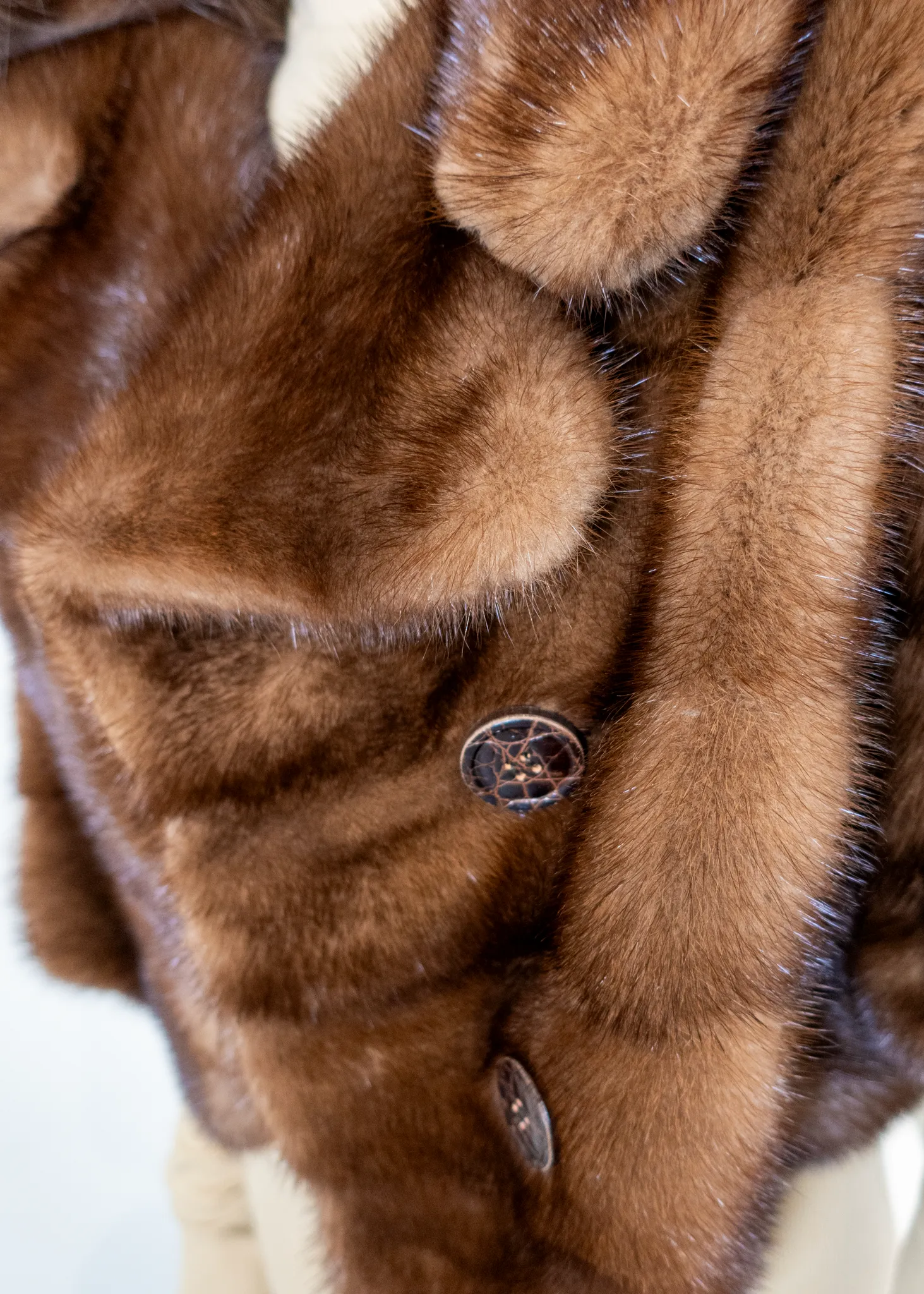 Blumarine Mini Mink Coat