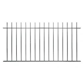 Bluntisham Plain Vertical Bar Fence Panel 1860 x 925mm