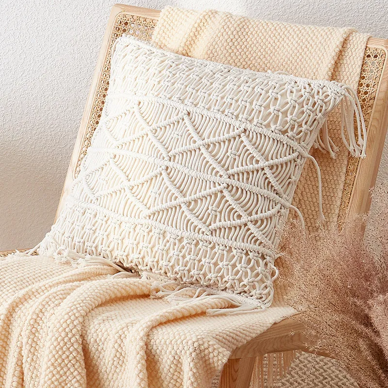 Bohemian Pillow Hand-woven Sofa Cushion