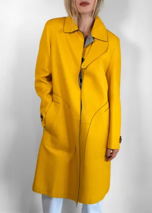 Bottega Veneta Deerskin Yellow Coat