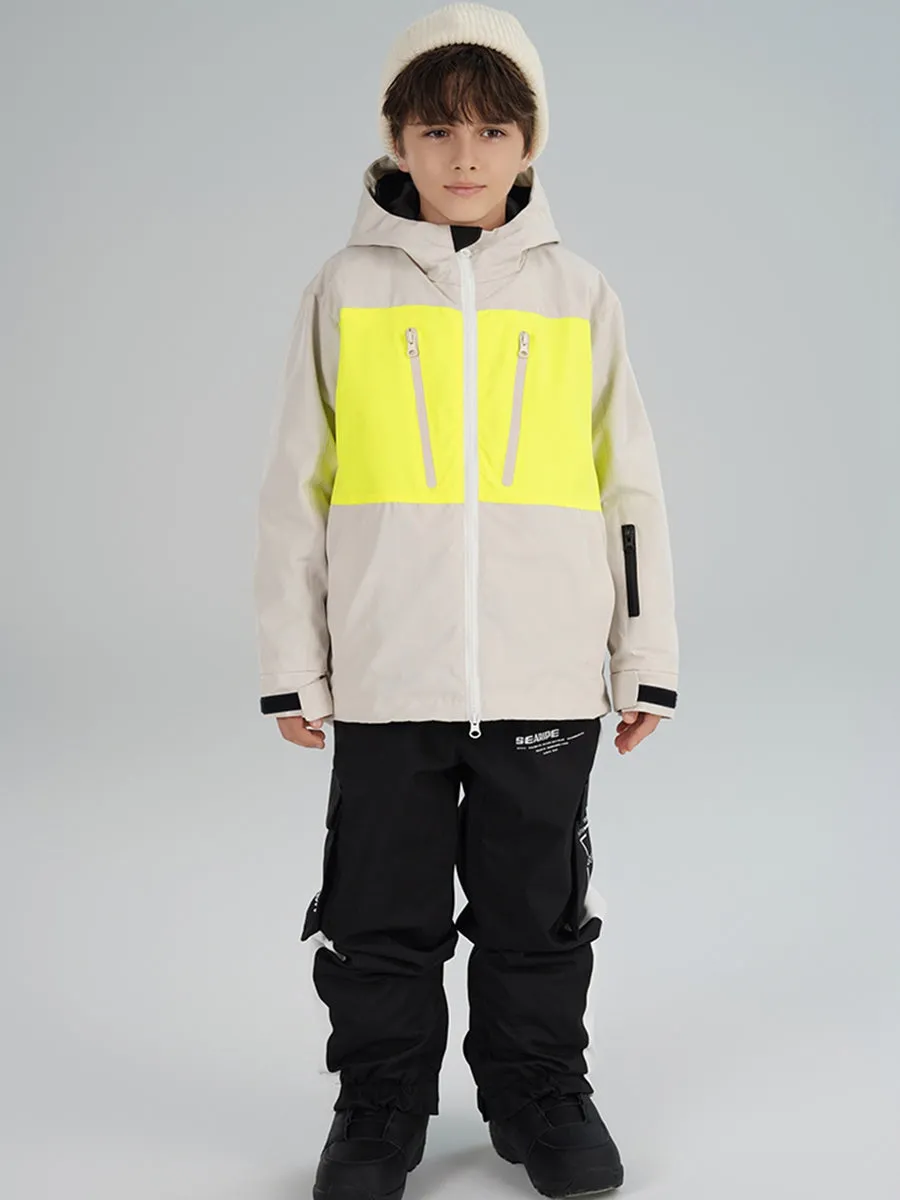 Boy's Insulated Cargo Snowboard Jacket