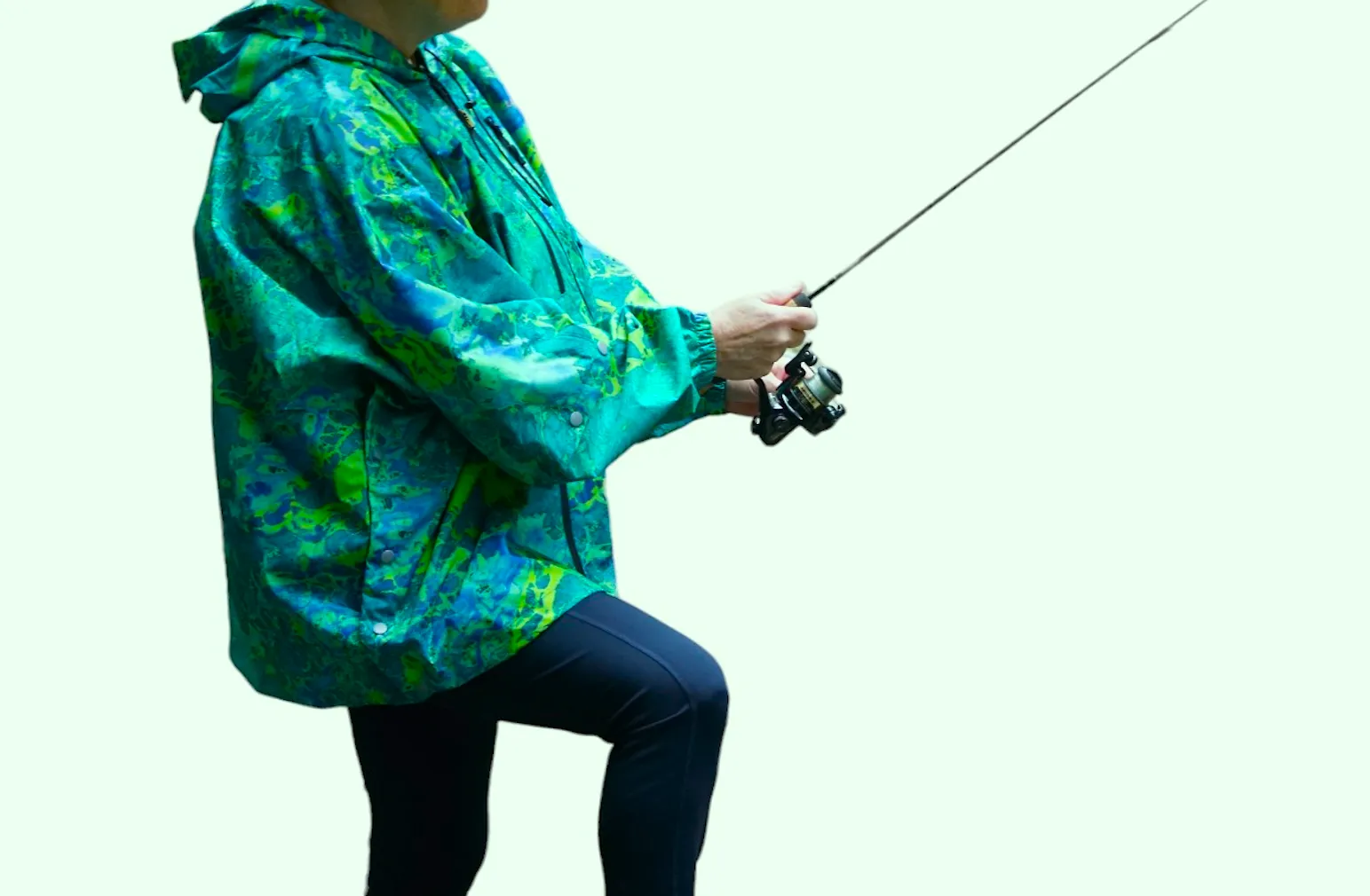 Brella 2015 Blue Green Unisex Rain Jacket