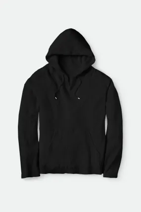 BRIXTON RESERVE THERMAL PONCHO HOOD BLACK