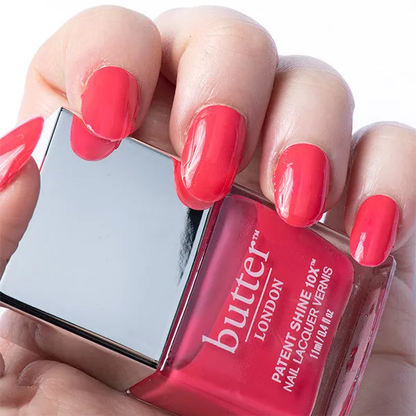 BUTTER LONDON - Flusher Blusher Patent Shine 10X Nail Lacquer