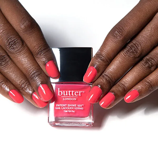 BUTTER LONDON - Flusher Blusher Patent Shine 10X Nail Lacquer