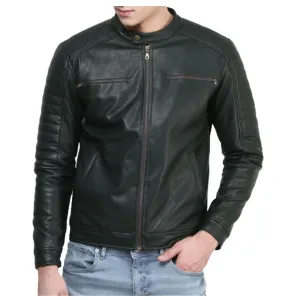 Cafe Racer Leather Jacket