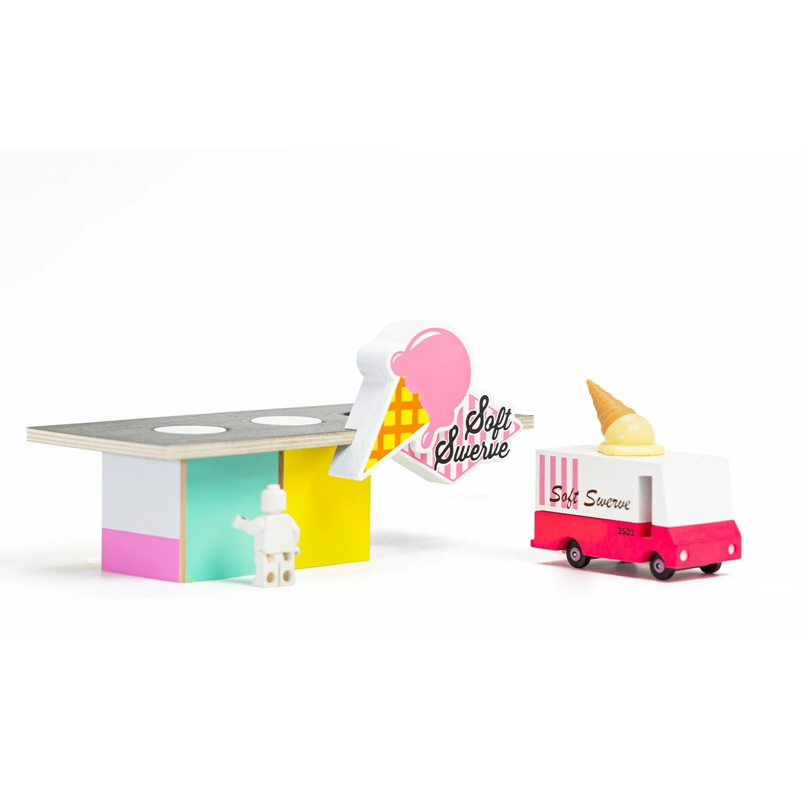 Candylab Toys - Food Shack play set - Ice Cream