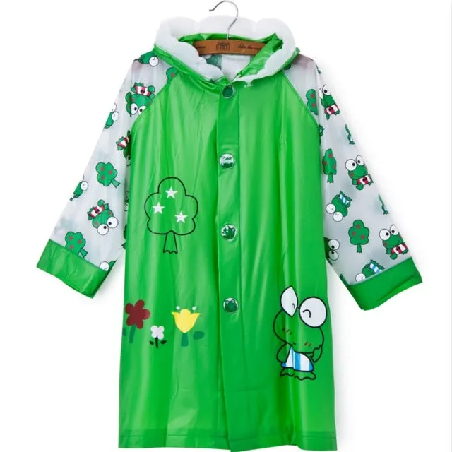 Cartoon rain coat (different colours and sizes available)