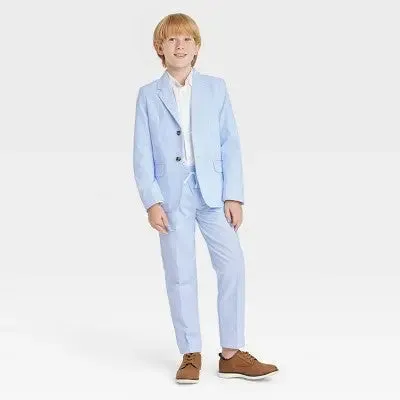 Cat & Jack Kids Button Up Lightweight Seersucker Blazer Jacket