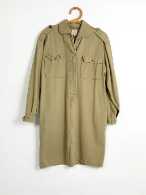 CK Dark Khaki Button Up Tunic