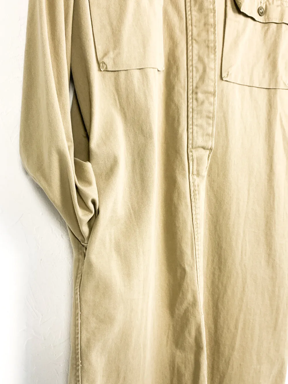 CK Dark Khaki Button Up Tunic