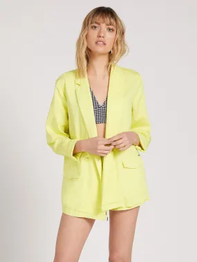 Coco Twill Blazer - Tropic Yellow