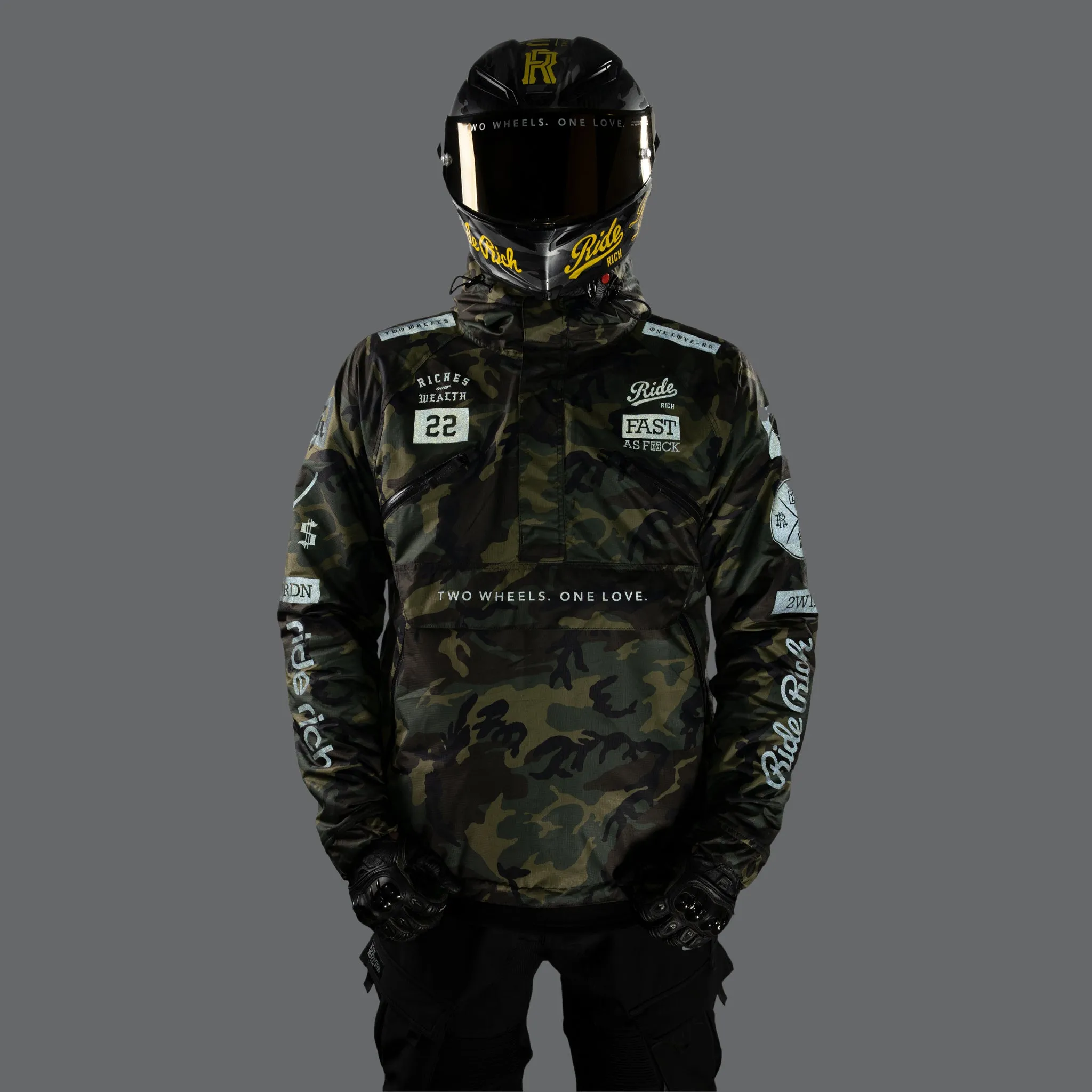 Concord™ Armoured Anorak Jacket {RR GP/Woodland Camo}