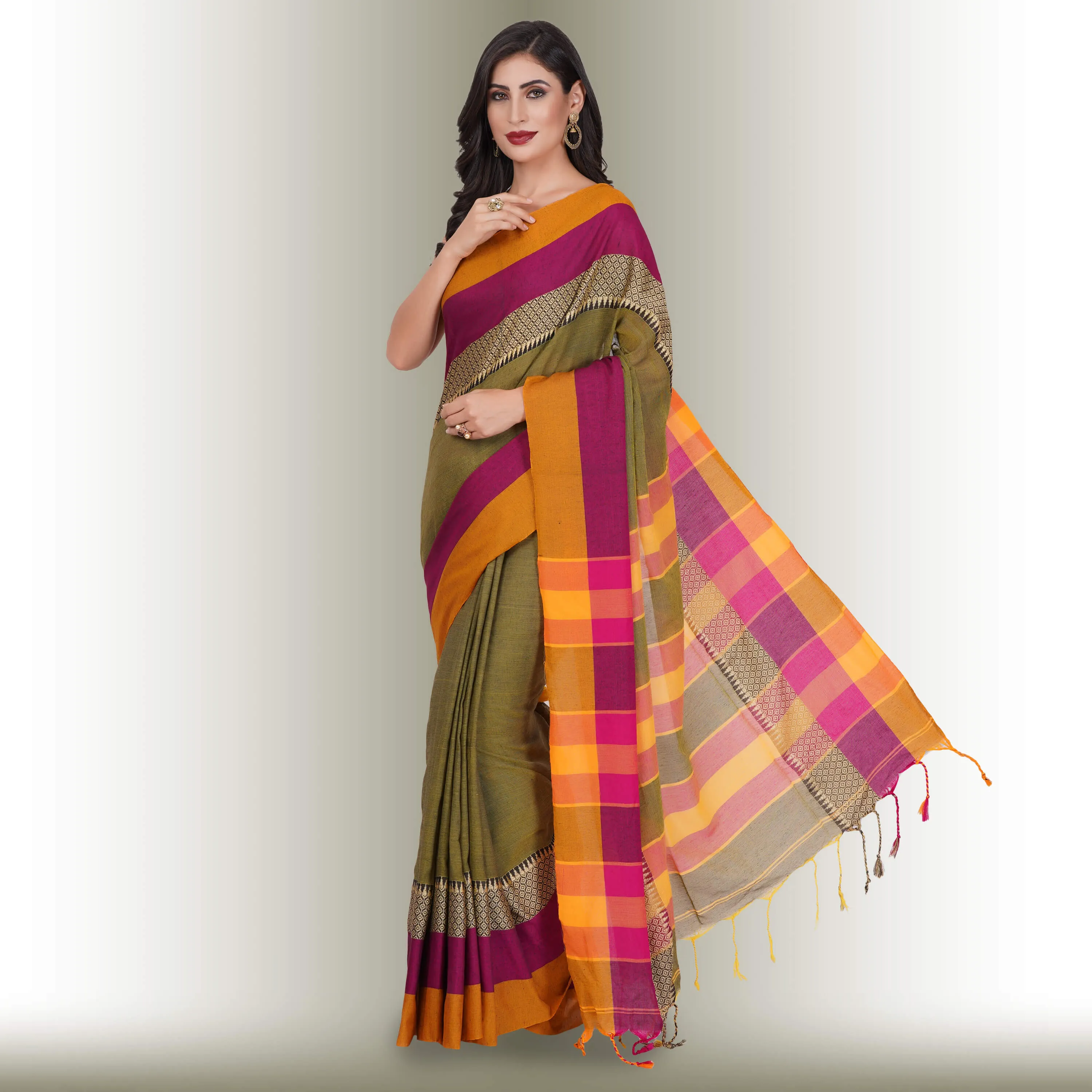 Cotton Handloom Saree