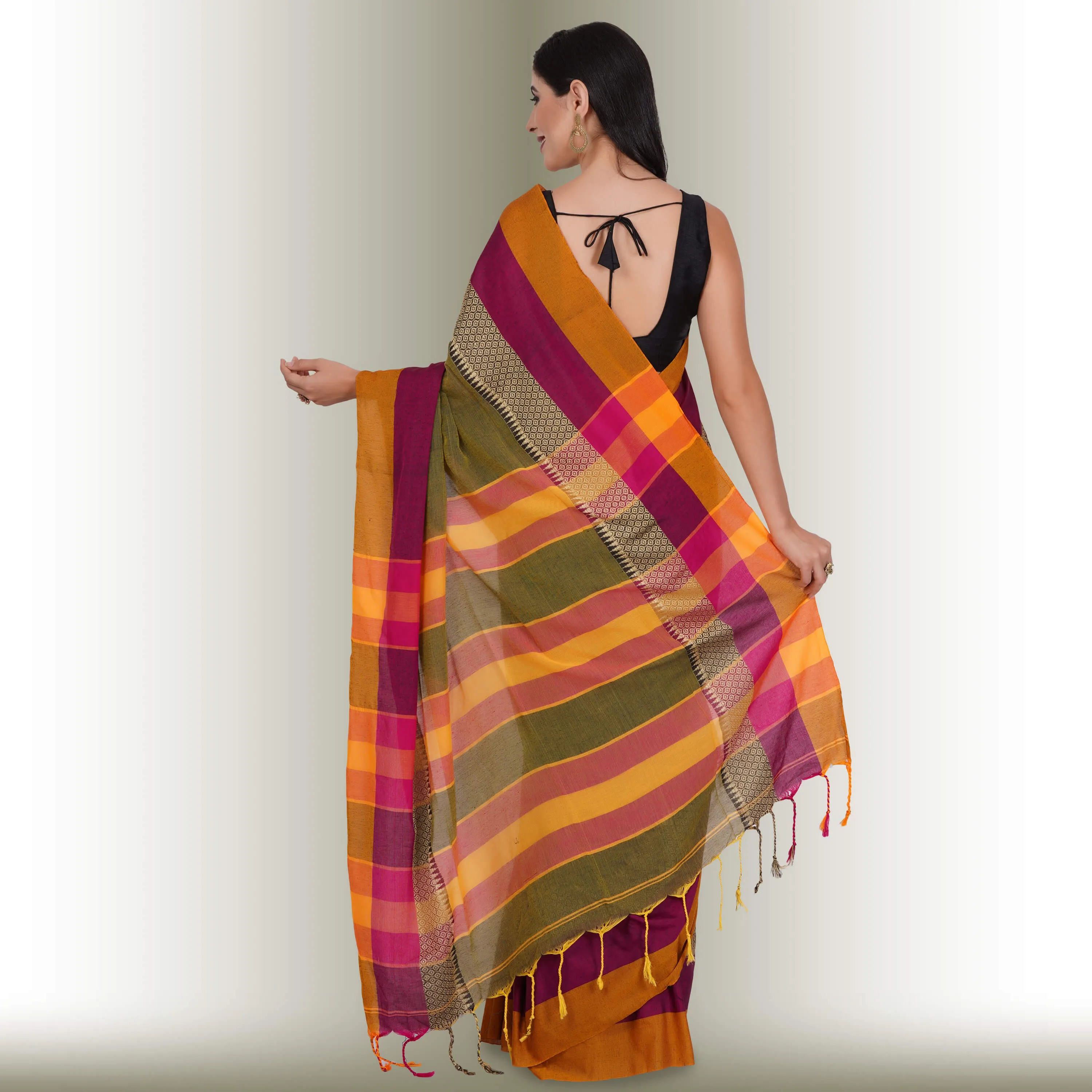 Cotton Handloom Saree