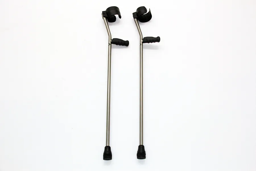 Custom Titanium Forearm Crutches