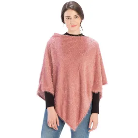 Eyelash Boucle Poncho