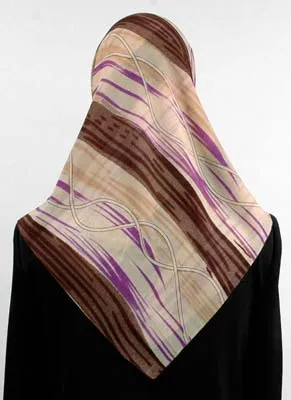 Fashion Print Chiffon Square Scarves