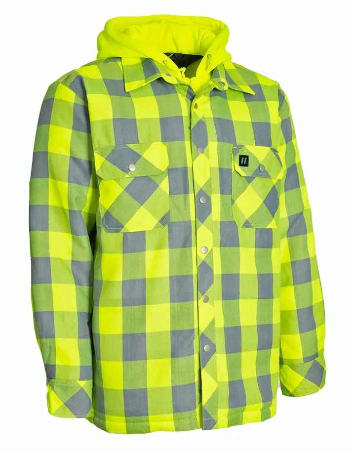 FORCEFIELD Hi-Vis Buffalo Plaid Jacket