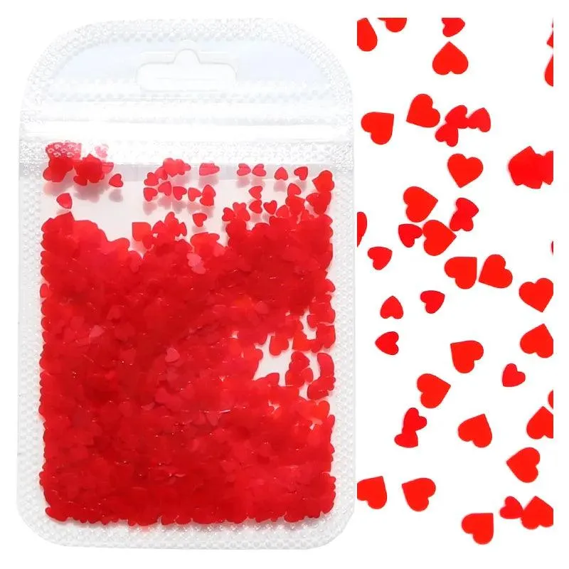 Glam Valentine’s Heart Nail Glitter Kit for Stunning DIY Manicures