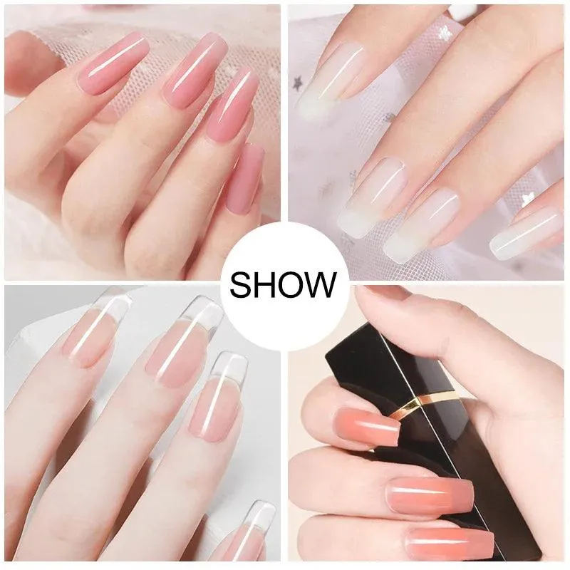 Glamorous Nail Art Kit with UV LED Lamp and Accessories