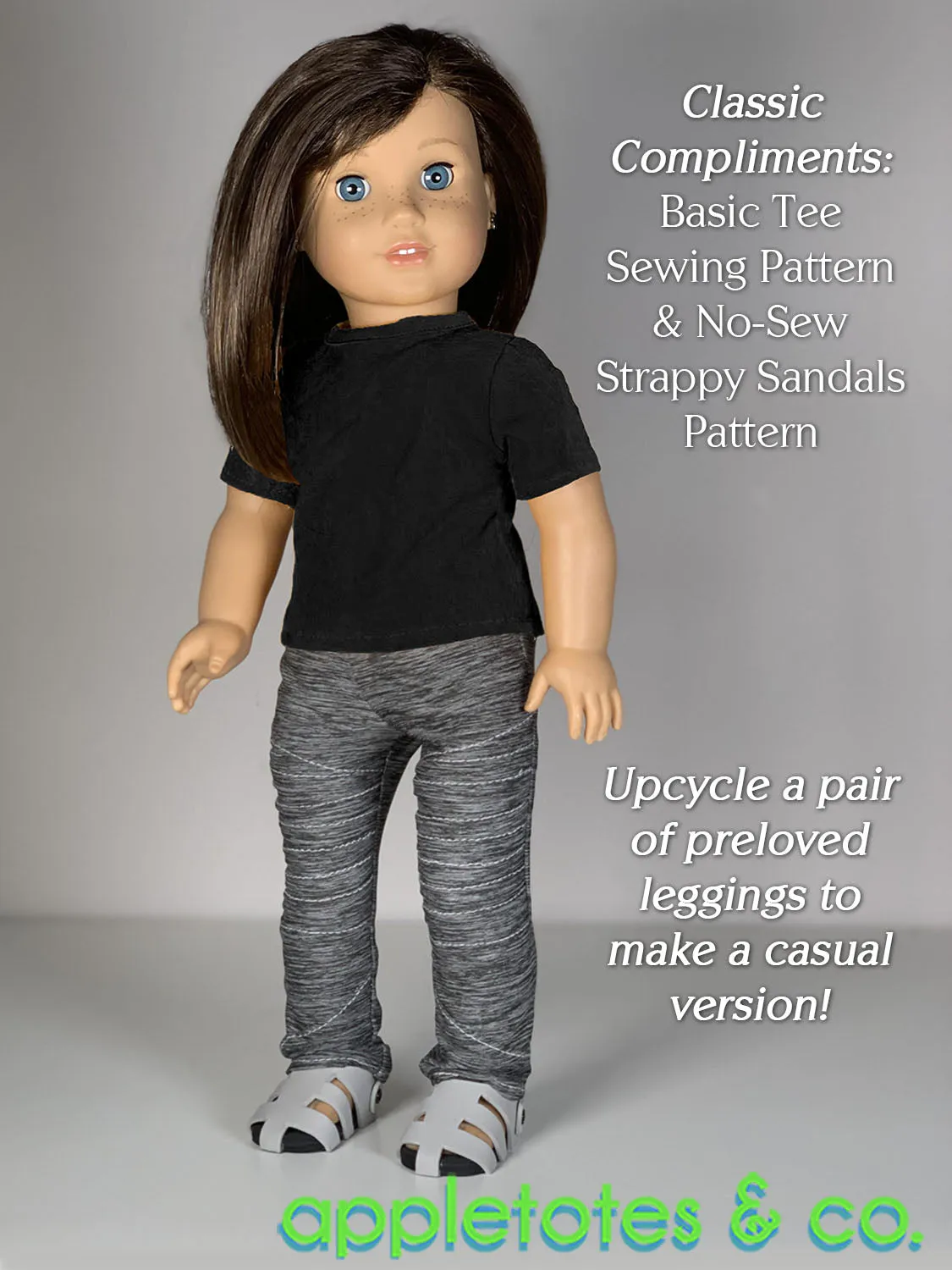 Harley Stretch Pants 18 Inch Doll Sewing Pattern - SVG Files Included