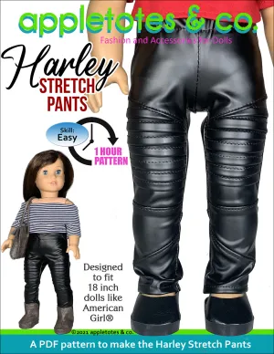 Harley Stretch Pants 18 Inch Doll Sewing Pattern