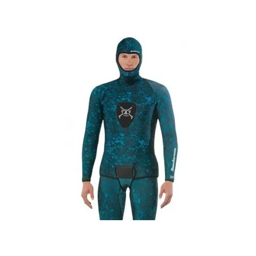 Henderson Scuba Free Diver 5mm Spear Fishing Camo Suit Jacket Scuba Wetsuit