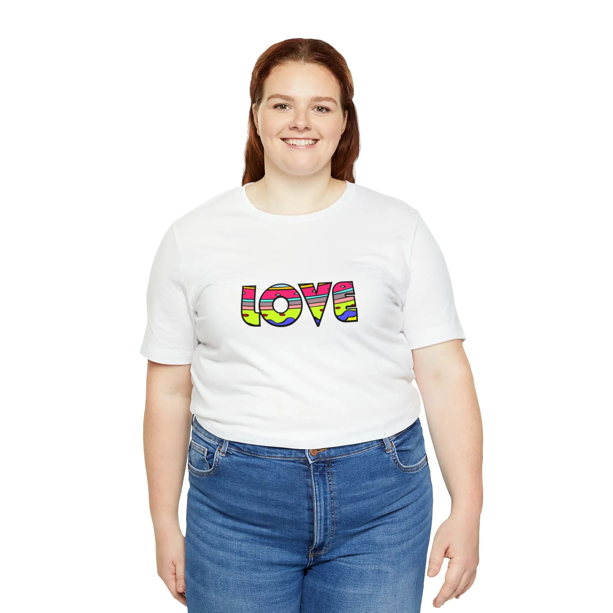 Hippie Love Unisex Jersey Short Sleeve Tee