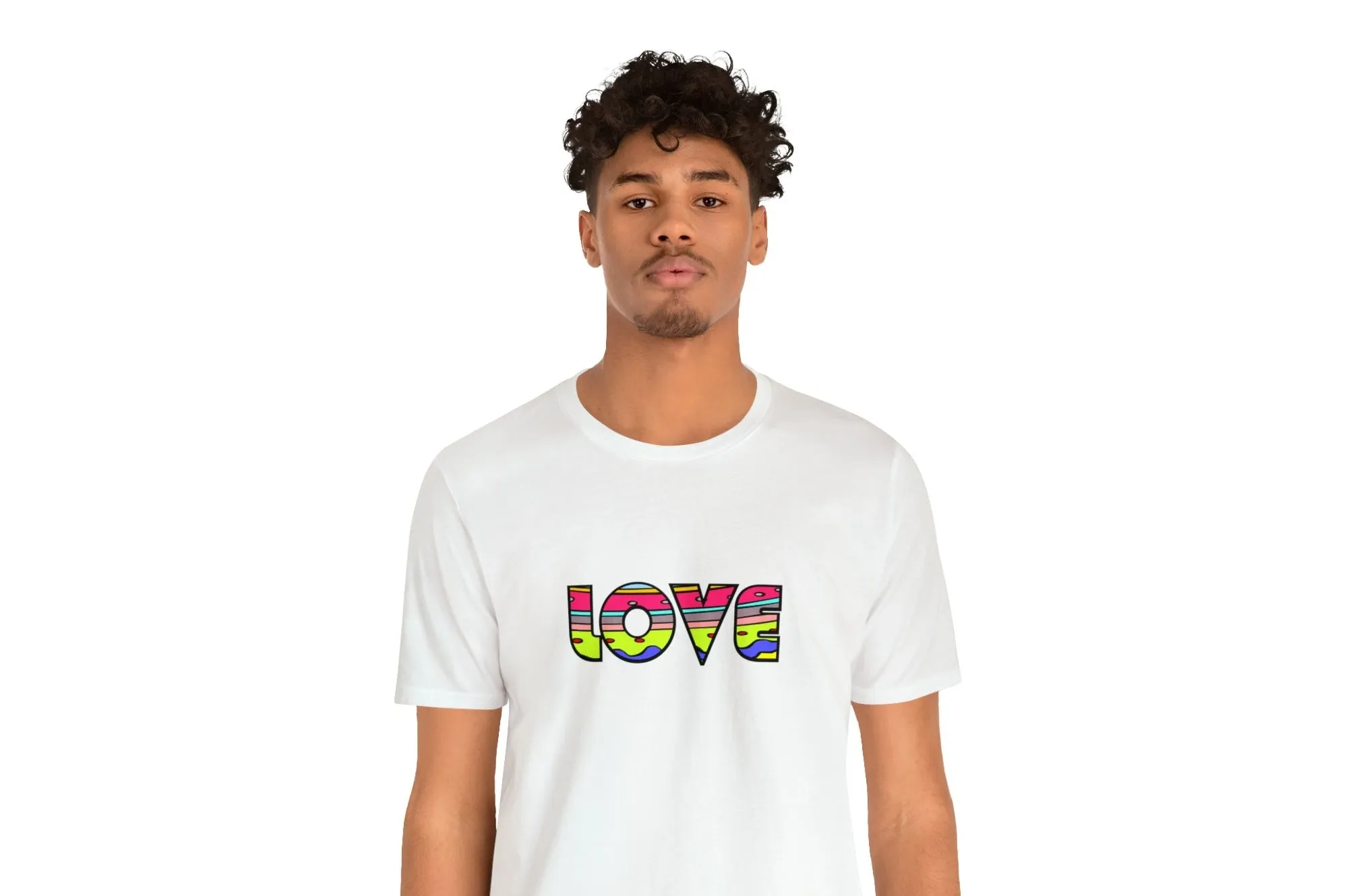 Hippie Love Unisex Jersey Short Sleeve Tee