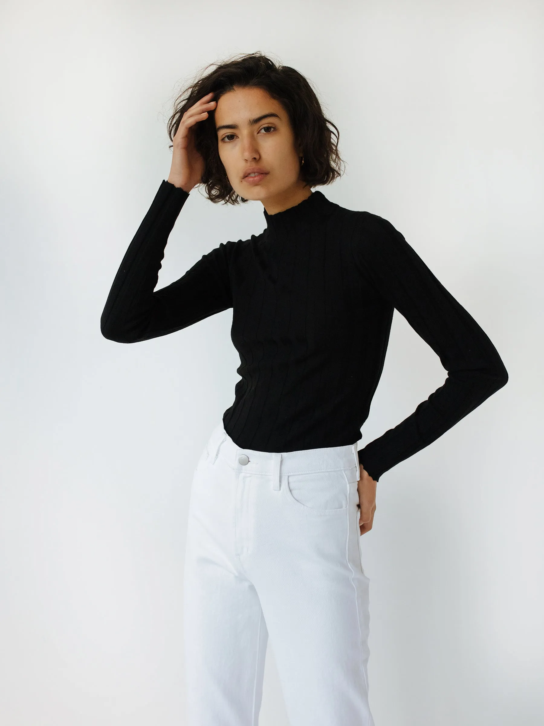 Iona Long Sleeve Rib Top