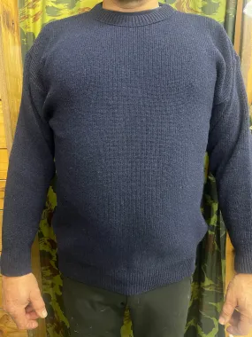 Jackson Bay - Ironbark Wool Fish-knit Rib Jumper.