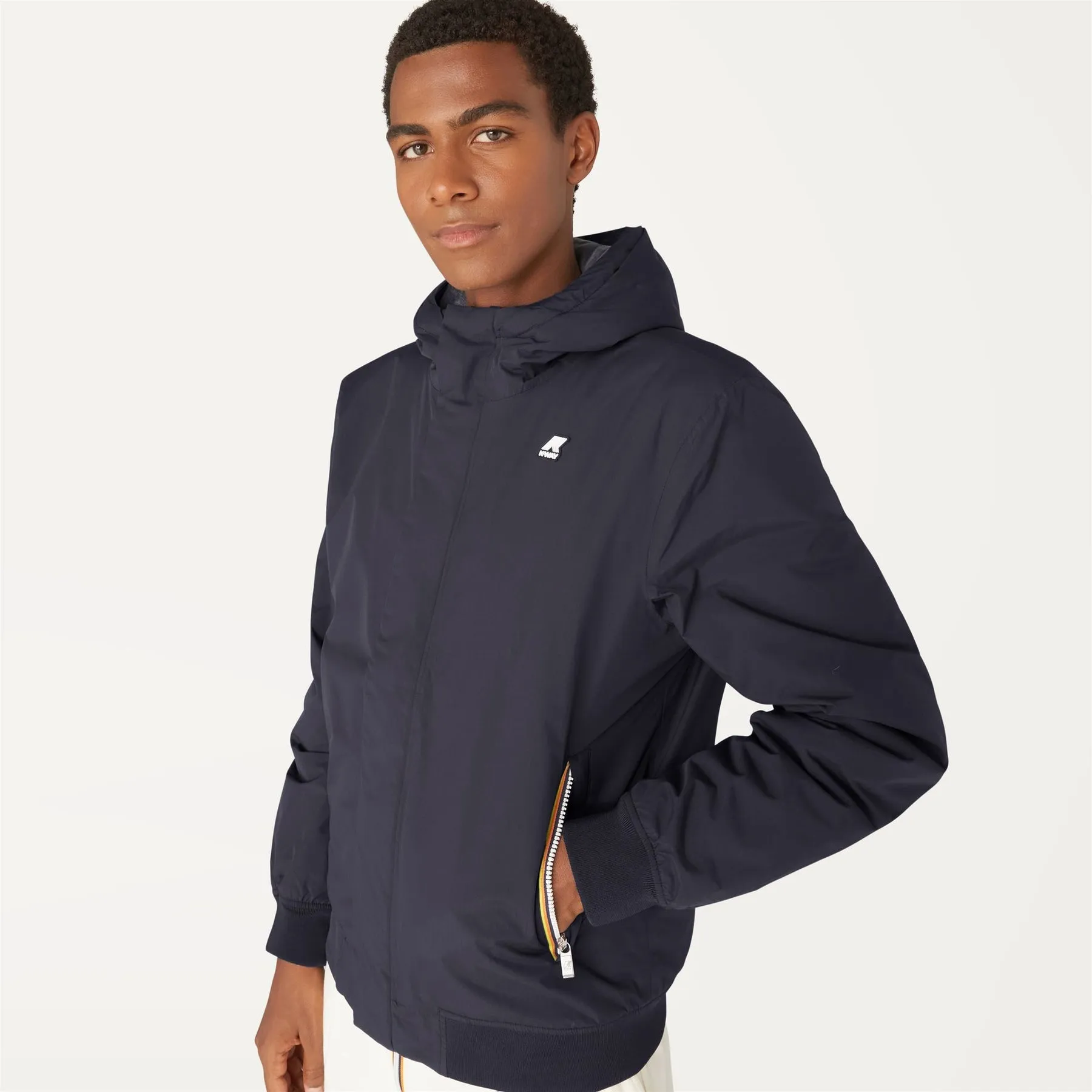 Justin Ripstop Marmotta - Men Jacket in Blue Depth