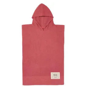 Kids Wategos Poncho - Crimson