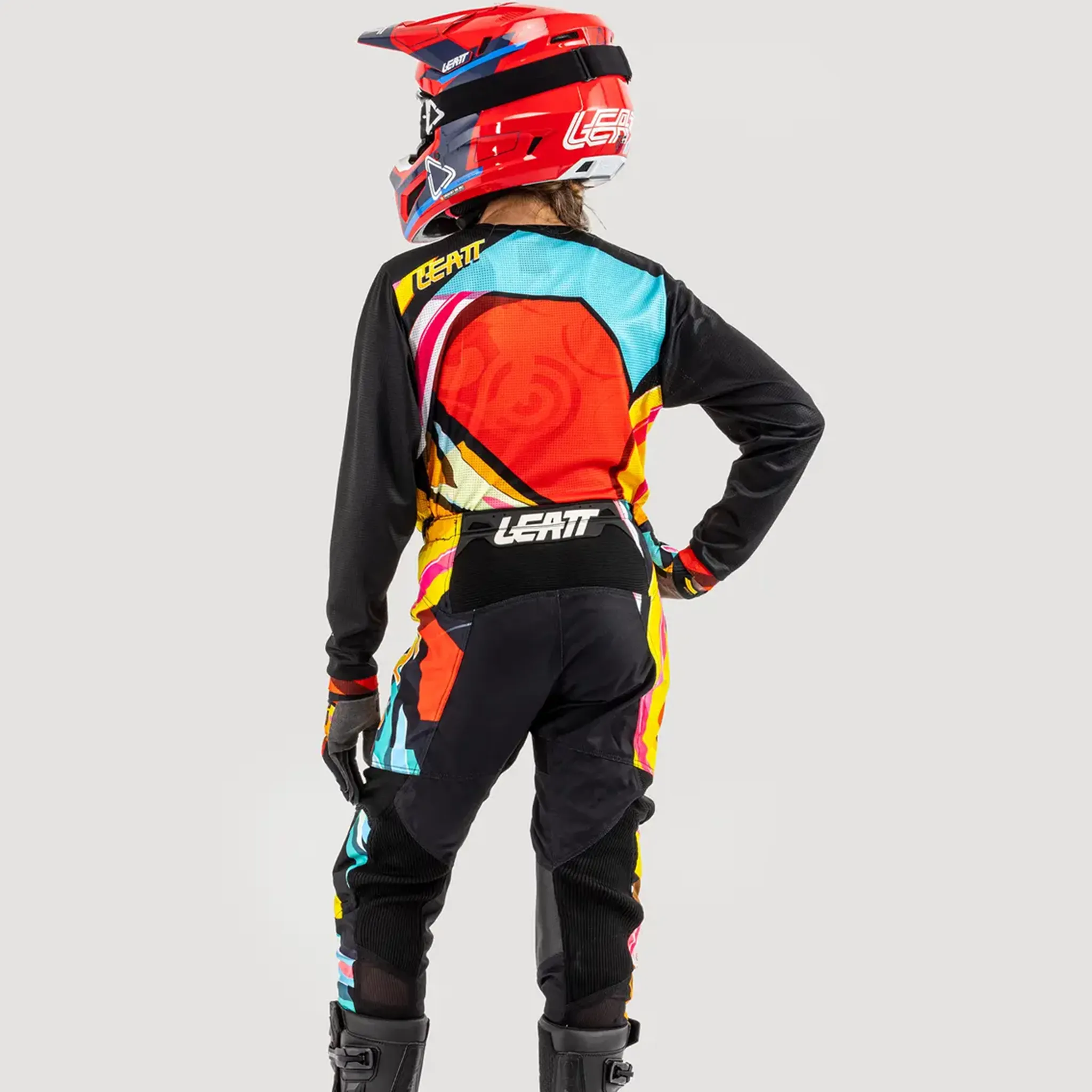 Leatt Youth Ride 3.5 Combo (Carnival)