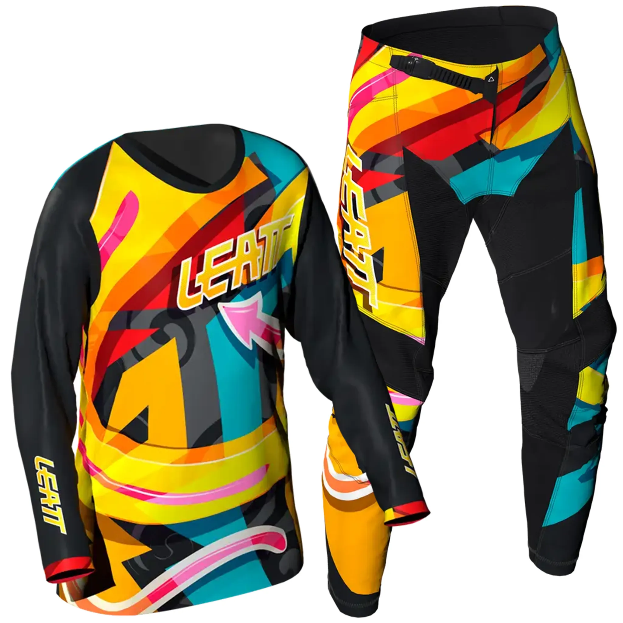 Leatt Youth Ride 3.5 Combo (Carnival)