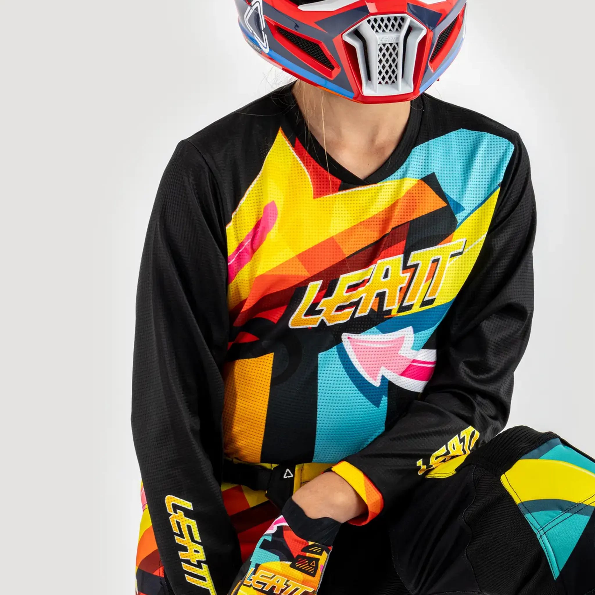 Leatt Youth Ride 3.5 Combo (Carnival)