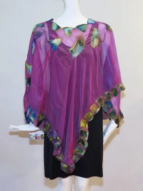 Linda St. Angelo - Felted Silk Poncho